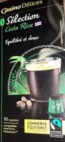 Mängden socker i capsules de café Espresso Costa Rica MH