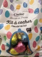 Mängden socker i Kit à cacher chocolat au lait