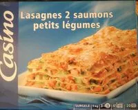 Mängden socker i Lasagnes 2 saumons petits légumes