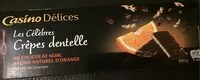Mängden socker i Crepes dentelle