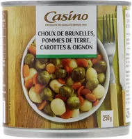 Mängden socker i Choux de Bruxelles, Pommes de terre, Carottes & Oignons