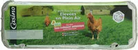 Mängden socker i 12 œufs frais plein air
