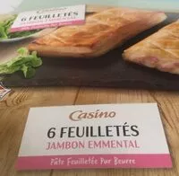 Mängden socker i Feuilletes jambon emmental