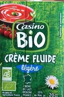 Mängden socker i Crème fluide légère
15% de mat. gr.