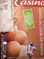 Mängden socker i 6 oeufs frais GROS DATÉS DU JOUR DE PONTE