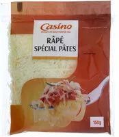 Mängden socker i Râpé Spécial pâtes