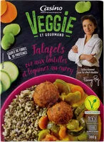 Mängden socker i Falafels riz aux lentilles et legumes au curry