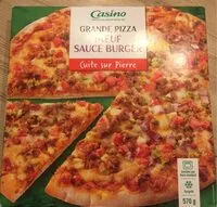 Mängden socker i Grande pizza boeuf sauce burger