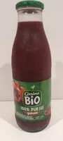 Mängden socker i Pur Jus de grenade bio