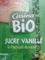 Mängden socker i Sucre vanillé à l'extrait de vanille
