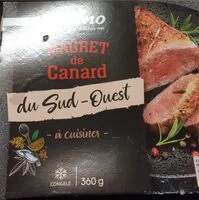 Mängden socker i Magret de canard