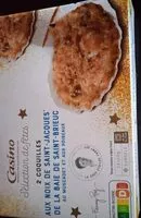 Mängden socker i 2 coquilles aux noix de SaintJacques