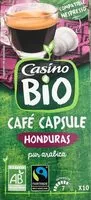 Mängden socker i Café capsules Honduras