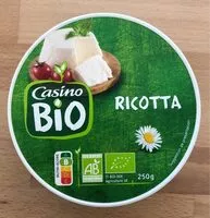 Mängden socker i Ricotta bio
