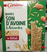 Mängden socker i Barres son d'avoine et amandes