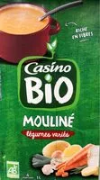 Mängden socker i Casino Bio soupe Mouliné legumes varies