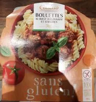 Mängden socker i boulettes au bœuf bolognaise et torsade