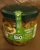 Mängden socker i Haricots verts extrafins coupés BIO