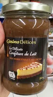 Mängden socker i Confiture de Lait (aux noisettes et au cacao)
