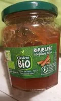Mängden socker i Confiture extra Rhubarbe Bio