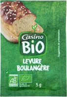 Mängden socker i Levure de boulangerie Bio