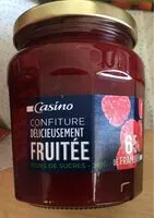 Mängden socker i Confiture délicieusement fruitée 65% de Framboises moins de sucres