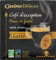 Mängden socker i 12 Capsules Édition limitée Bio Fairtrade compatibles Dolce Gusto
