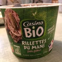 Mängden socker i Rillettes du Mans