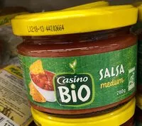 Mängden socker i Sauce salsa médium bio
