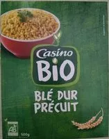Mängden socker i Blé dur précuit biologique