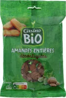 Mängden socker i Amandes décortiquées issues de l'agriculture biologique