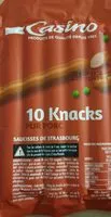 Mängden socker i Knacks pur porc
