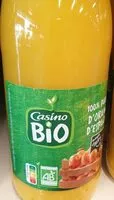 Mängden socker i Jus d'orange Bio