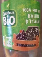 Mängden socker i 100% pour jus raisin d'italie