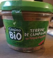 Mängden socker i Terrine de Campagne au Piment d'Espelette BIO