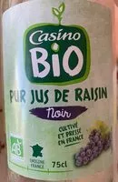 Mängden socker i Pur jus de raisin noir