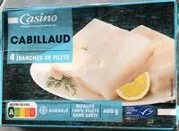 Mängden socker i Tranches de filets de cabillaud