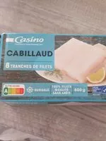 Mängden socker i Tranches de filets de cabillaud