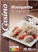 Mängden socker i Blanquette de veau et riz