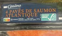 Mängden socker i Pavés de saumon atlantique
