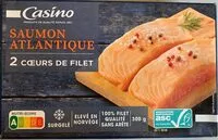 Mängden socker i Saumon atlantique 2 coeurs de filet