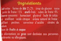 Mängden socker i 8 Crêpes fourrage à la fraise