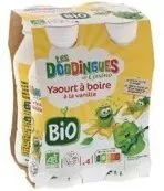 Mängden socker i Yaourt à boire bio vanille