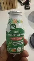 Mängden socker i Yaourt à boire saveur fraise BIO