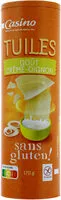 Mängden socker i Tuiles goût crème oignon sans gluten