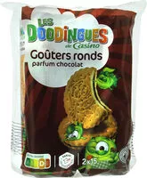 Mängden socker i Goûters ronds parfum chocolat