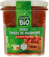 Mängden socker i Sauce tomate de Marmande au piment d'Espelette