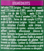 Mängden socker i Bifidus muesli