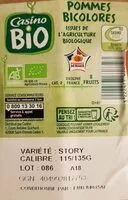 Mängden socker i Pommes bicolores