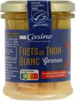 Mängden socker i Filets de thon blanc germon à l´huile d'olive viege extra et au piment